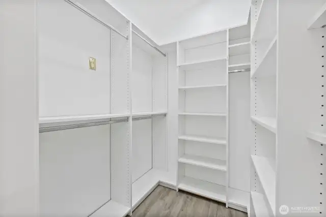 Walk-in Closet with Built-Ins