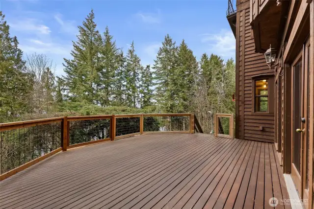 Deck recently re-painted. Rendered Photo