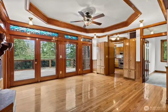 Custom Built-Ins, Floor to Ceiling Windows