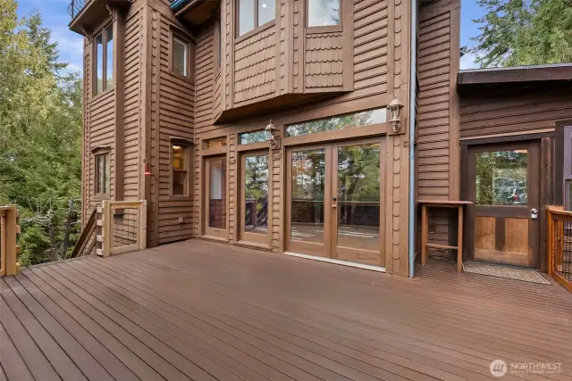 Deck recently re-painted. Rendered Photo