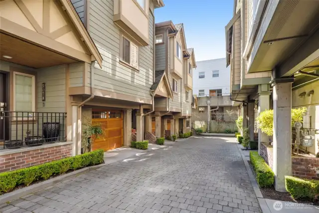 Townhouse on the left side (south) facing the beautiful views