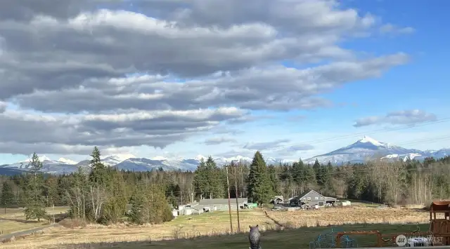 Stunning east facing mountain view