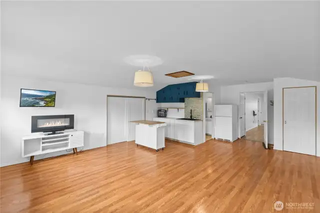 ADU living & kitchenette