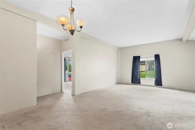 Let's make our way from the living room to the primary bedroom and two more just down the hall! You'll love this functional floor plan!