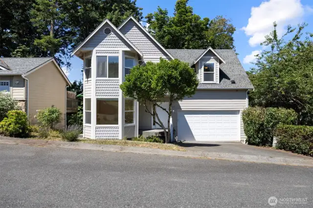 This house has great curb appeal and is in a quiet location at the end of a street.