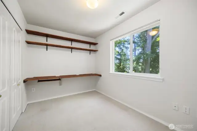 There is a bedroom which was used as an office that is southwest facing.