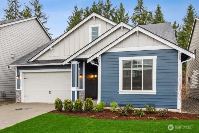 **Photo is a representation only. Same floorplan in the community, different homesite. Colors and features will vary.**