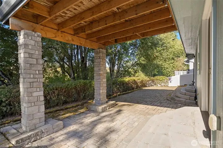 Covered patio