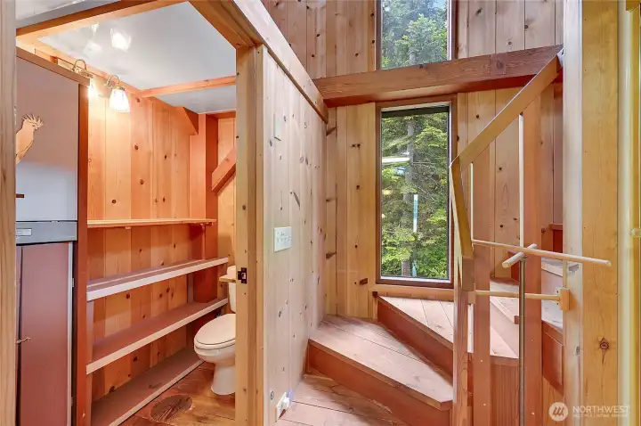 Stairs to loft