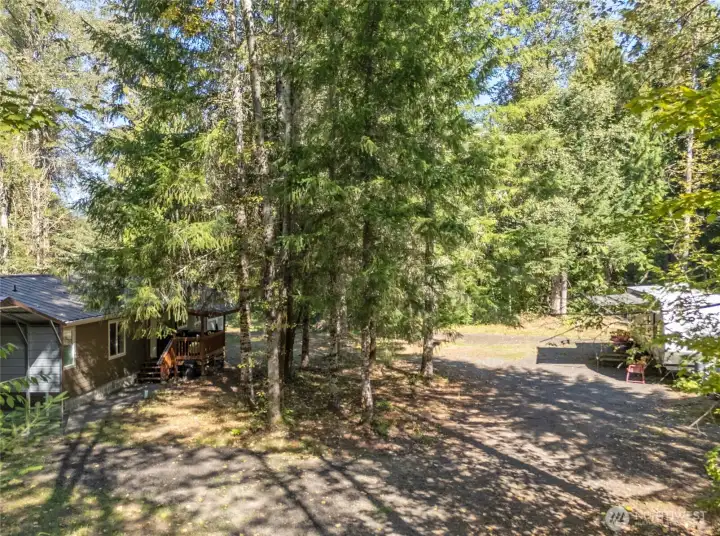 Left Side of Lot