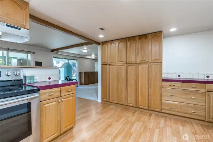 Great storage in this kitchen too!