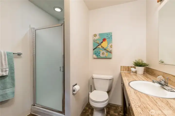 3/4 Bath in the basement