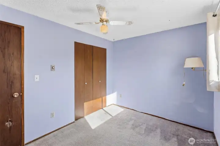 bedroom 2 in rear of home