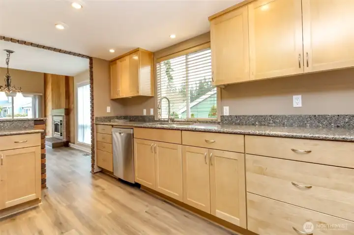 New soft close bottom cabinets