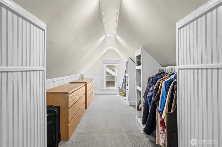 Primary suite deep walk-in closet