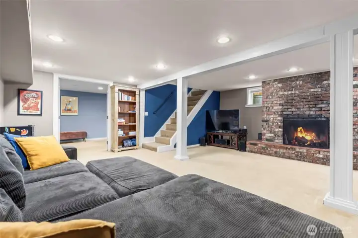 French doors to large bedroom #3.