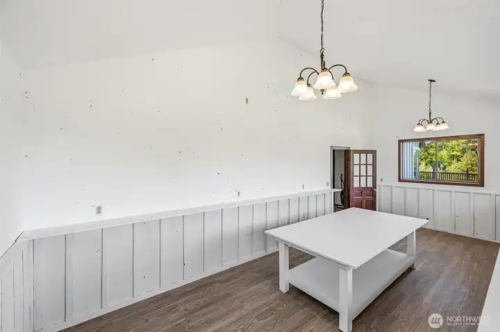 Additional room off the garage has so many possibilities. Bring your creativity.