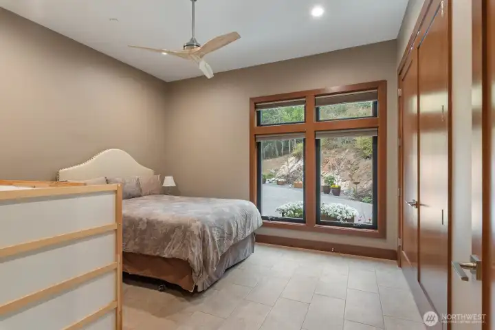 Third bedroom with large closet.