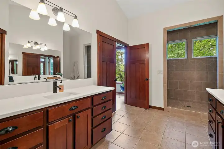 Primary suite bathroom