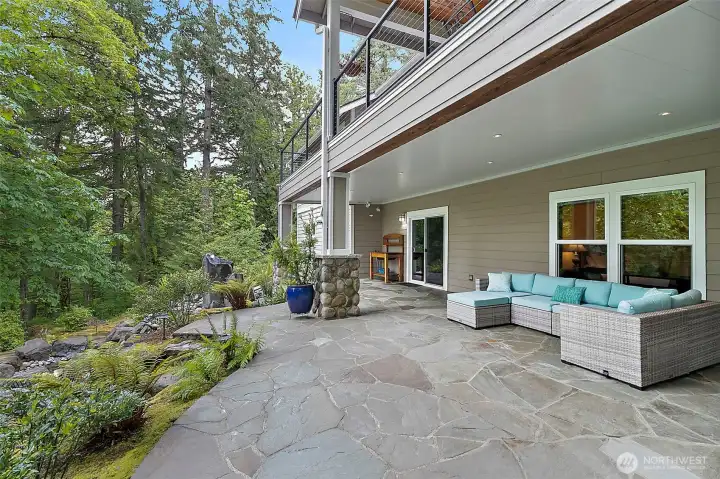 Lower level patio