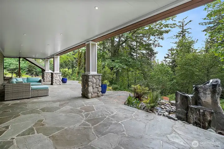Lower level patio