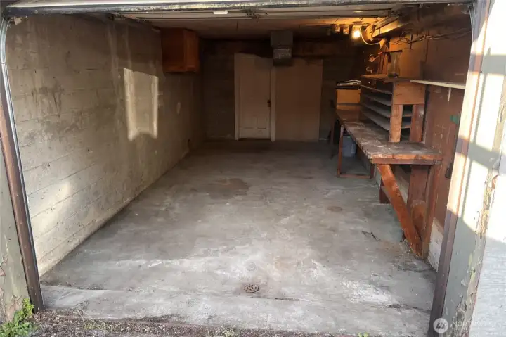 Garage interior Garage interior
