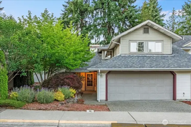2 car garage and extra parking