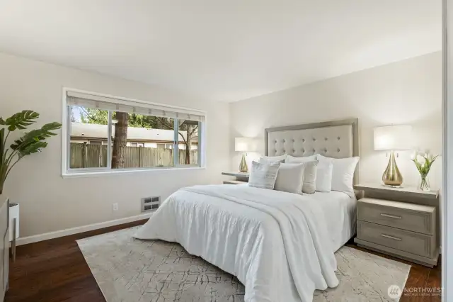 Primary bedroom on the main floor