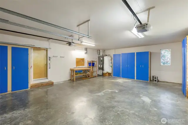 Garage is huge.
