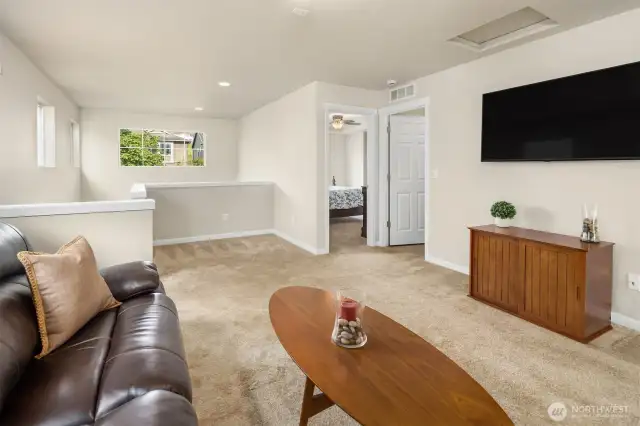 Loft area provides the perfect canvas for your ideal space