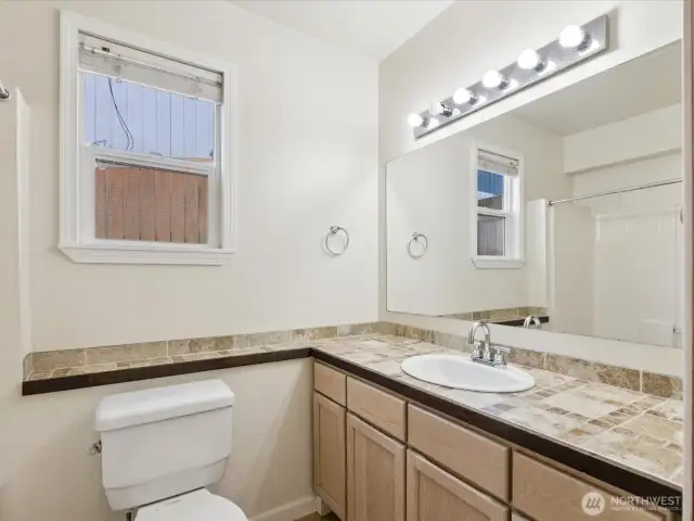 Full bath downstairs makes this a great multi-generational opportunity or private space for houseguests