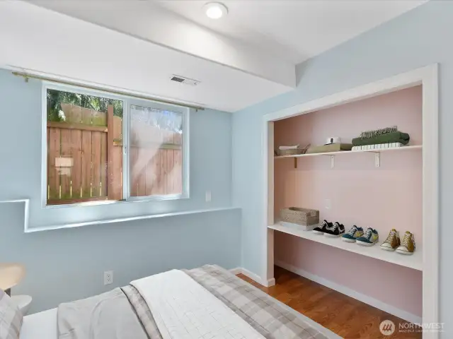 Lower level bedroom