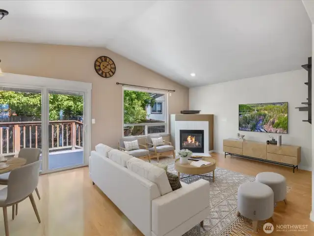 Open concept allows for easy hosting & entertaining