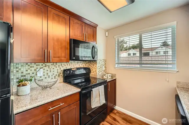 Kitchen with natural light