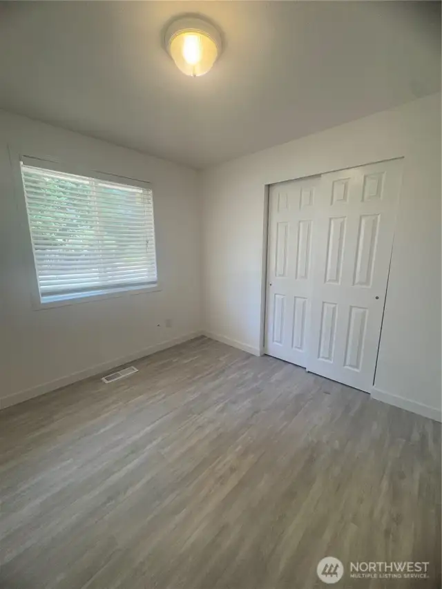 Den/office on main floor with closet