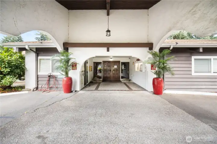 Clubhouse Entrance