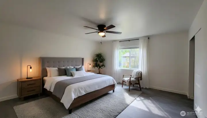 Second Bedroom Virtually Staged