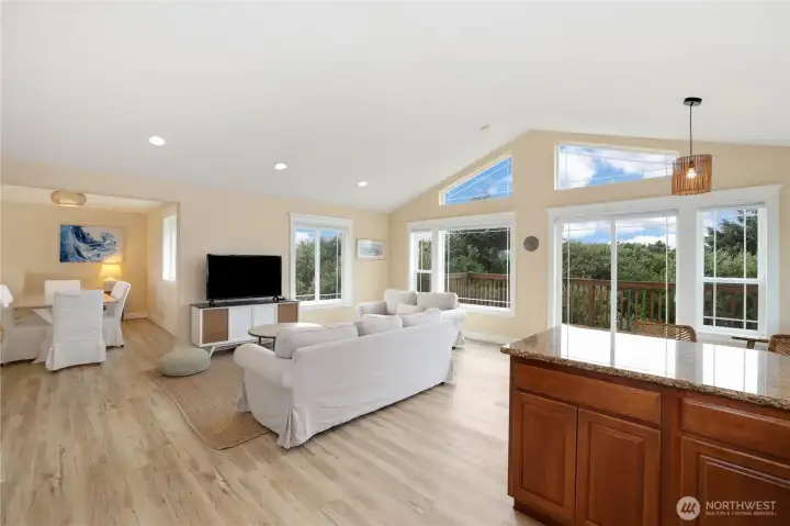 Open concept living space