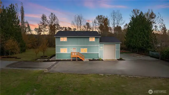 Will look gorgeous at dusk!