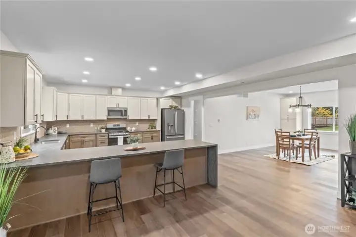 Enjoy large gatherings in this oversized space!