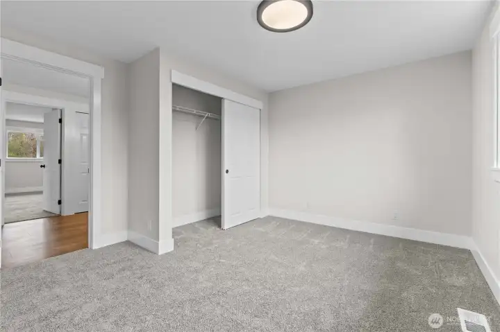 1st Secondary Bedroom showing the closet.