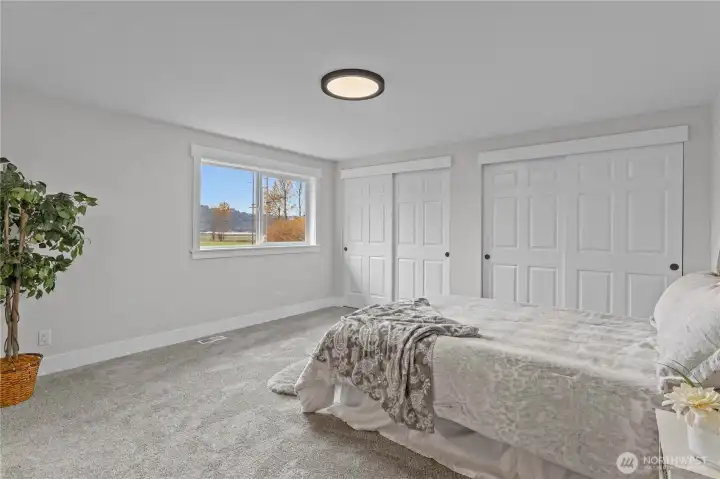 Primary Suite w/Double Closets