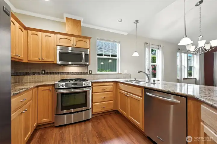 Beautiful Stainless Steel appliances