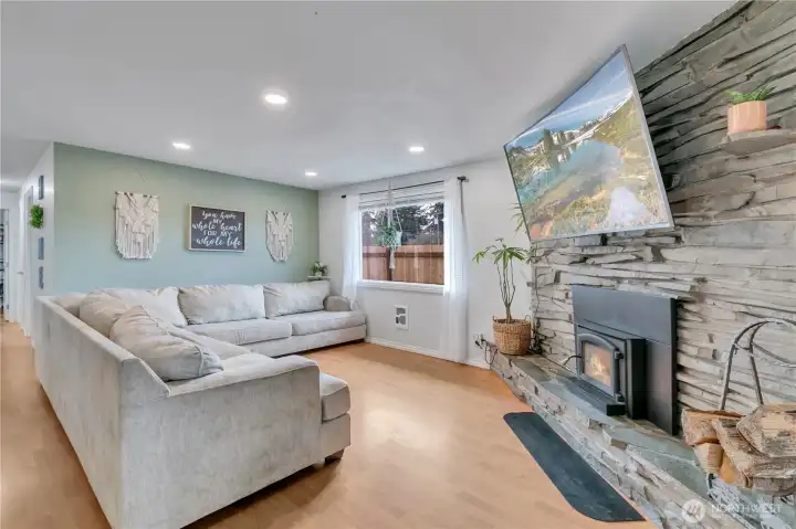 Huge fireplace wall ~