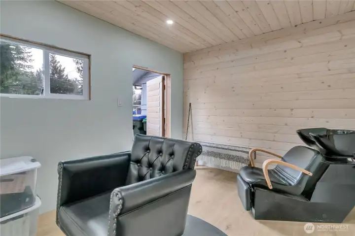 Inside the big shed ~