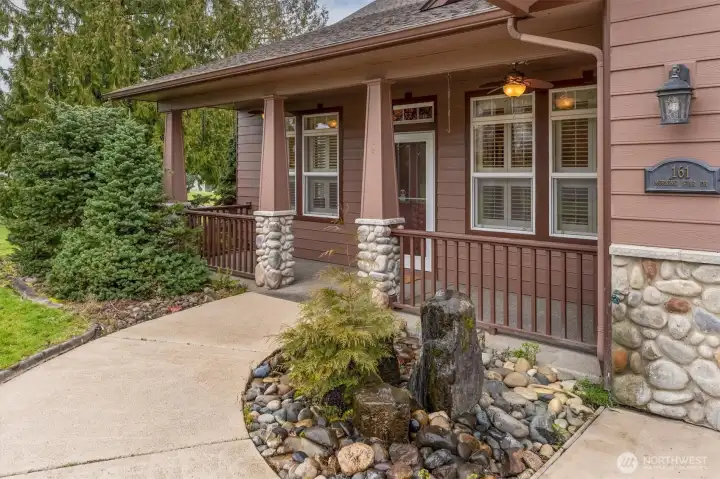 Water Feature at the front door