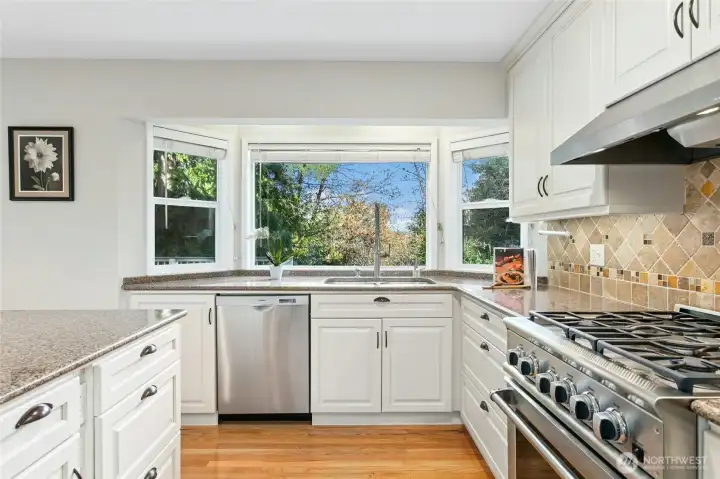 Kitchen has newer stainless appliances.  All appliances convey.