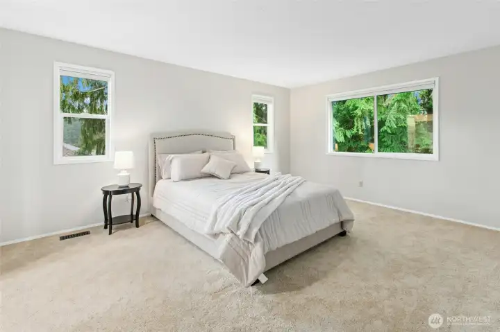 Upper primary bedroom.