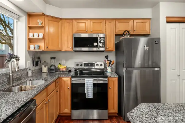 stainless steel appliances