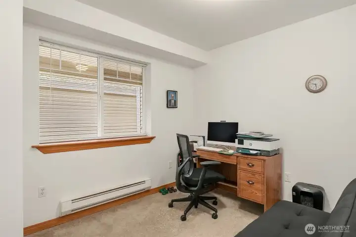 2nd bedroom is being used as an office